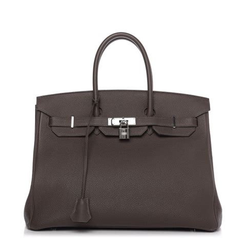 HERMES Togo Birkin 35 Ecorce 696769 